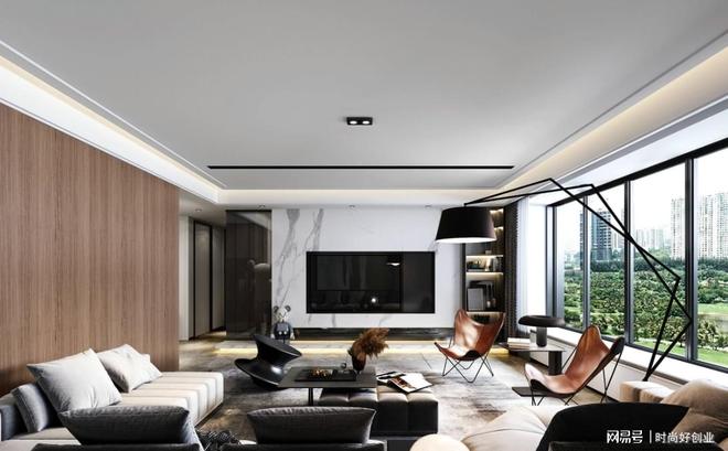 限公司：线条设计赋予空间新活力pg试玩浙江泓优材装饰材料有(图2)